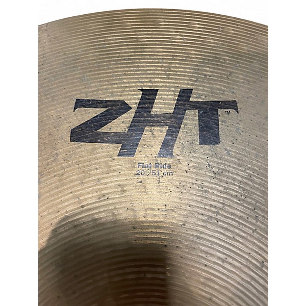 Used Zildjian 20in ZHT Flat Ride Cymbal