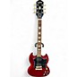 Used 2022 Epiphone SG Cherry Solid Body Electric Guitar thumbnail