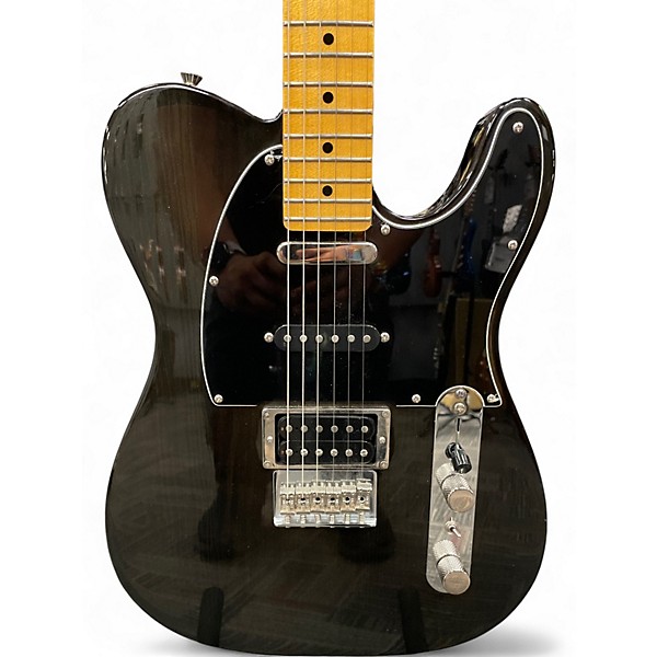 Used Fender Modern Player Telecaster Plus Charcoal Transparent Solid Body Electric Guitar