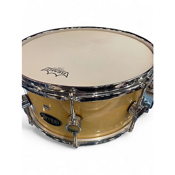 Used Simba 14X6.5 SNARE Natural Drum
