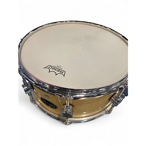 Used Simba 14X6.5 SNARE Natural Drum