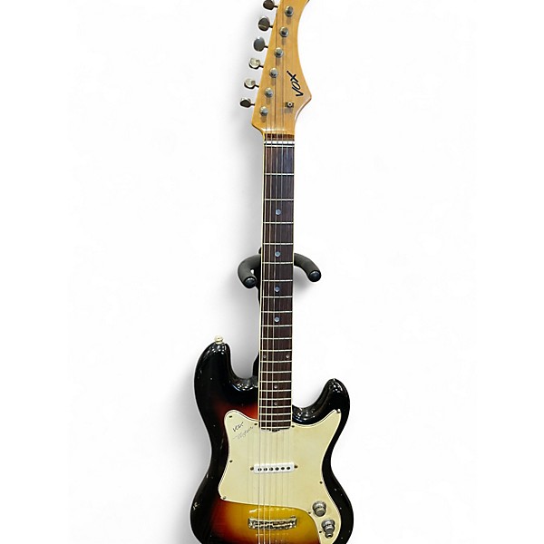 Used VOX METEOR Vintage Sunburst Solid Body Electric Guitar