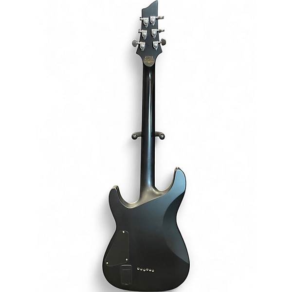 Used Schecter Guitar Research Damien Platinum BLACK Solid Body Electric Guitar