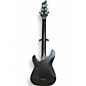 Used Schecter Guitar Research Damien Platinum BLACK Solid Body Electric Guitar
