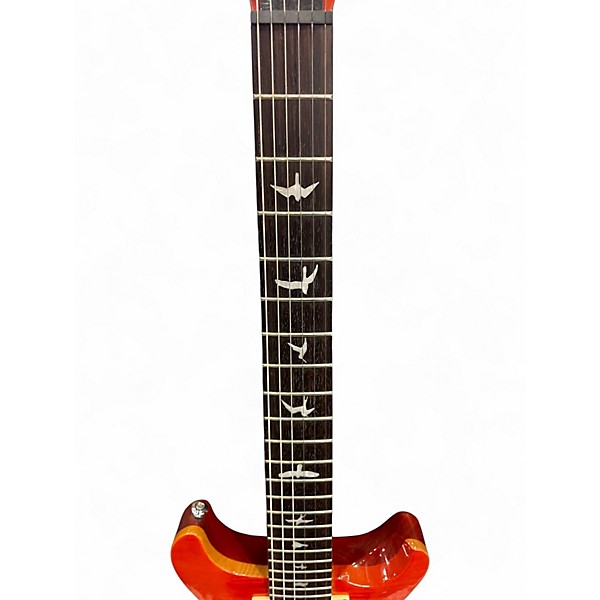 Used PRS Carlos Santana Signature SE Trans Orange Solid Body Electric Guitar