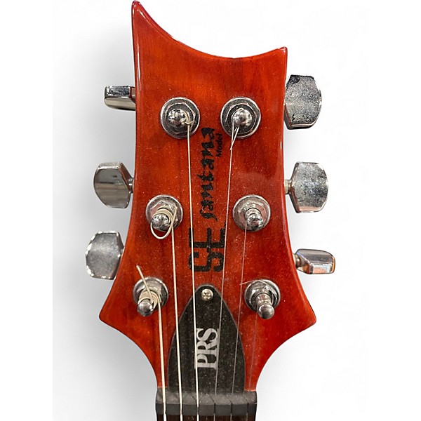 Used PRS Carlos Santana Signature SE Trans Orange Solid Body Electric Guitar