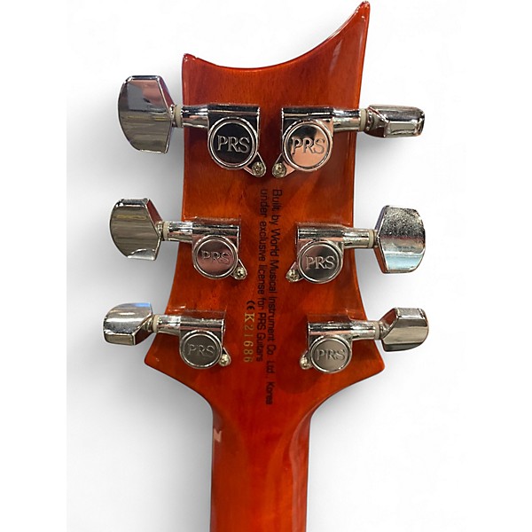 Used PRS Carlos Santana Signature SE Trans Orange Solid Body Electric Guitar