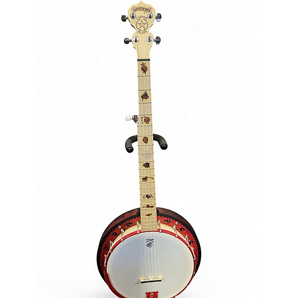 Used Deering Goodtime Zombie Killer 5 String Satin Red Banjo