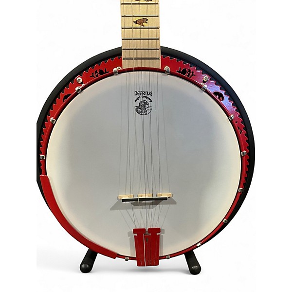 Used Deering Goodtime Zombie Killer 5 String Satin Red Banjo