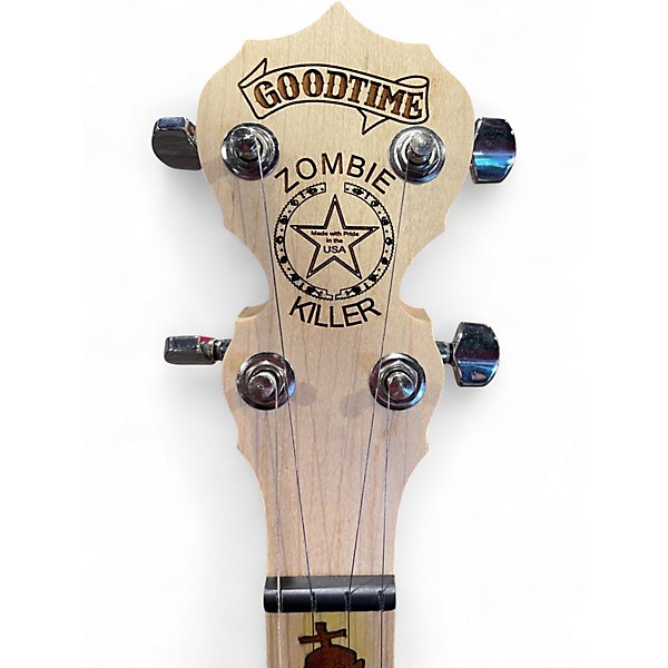Used Deering Goodtime Zombie Killer 5 String Satin Red Banjo