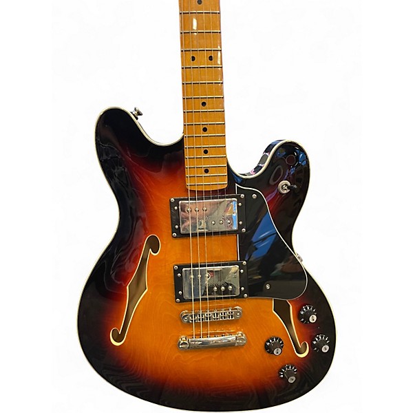 Used Squier Classic Vibe Starcaster Hollow Tobacco Sunburst Hollow Body Electric Guitar