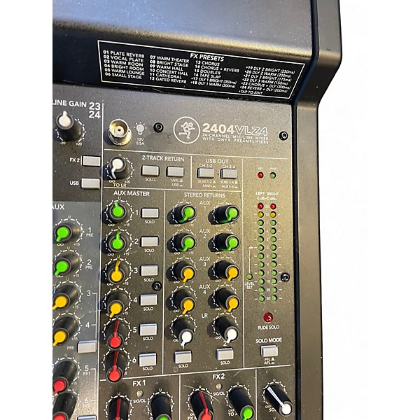 Used Mackie 2404VLZ4 Unpowered Mixer