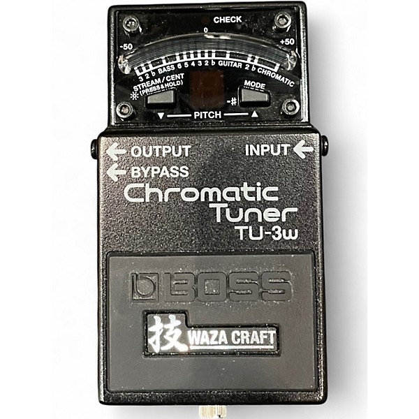 Used BOSS TU3W Waza Craft Chromatic Tuner Pedal