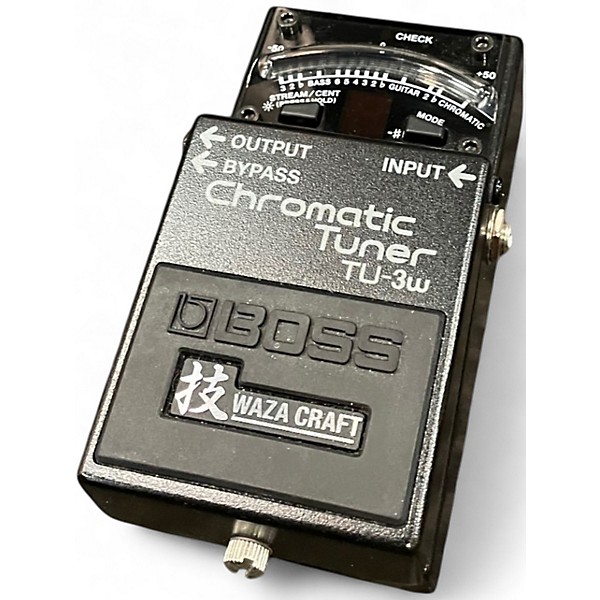 Used BOSS TU3W Waza Craft Chromatic Tuner Pedal