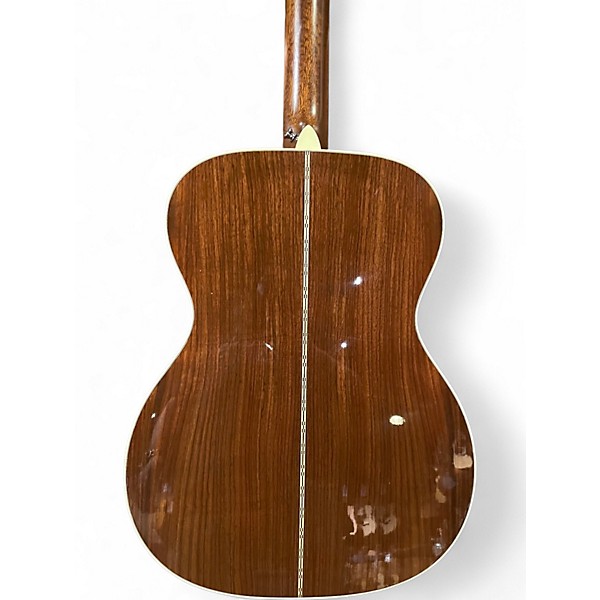 Used 2025 Martin om28e Natural Acoustic Electric Guitar
