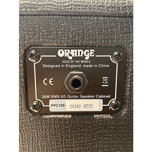 Used Orange Amplifiers PPC108 Micro Terror 1X8 Guitar Cabinet