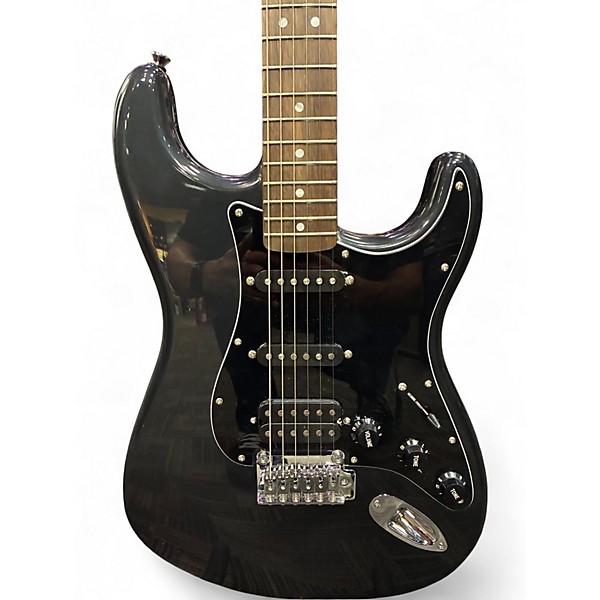 Used Squier Affinity Stratocaster Black Solid Body Electric Guitar