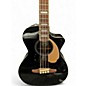 Used Fender kingman Black Acoustic Bass Guitar