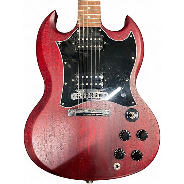 Used 2016 Gibson SG Special Worn Satin Red Solid Body Electric Guitar