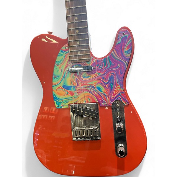 Used Fender Player Plus Telecaster Fiesta Red Solid Body Electric Guitar