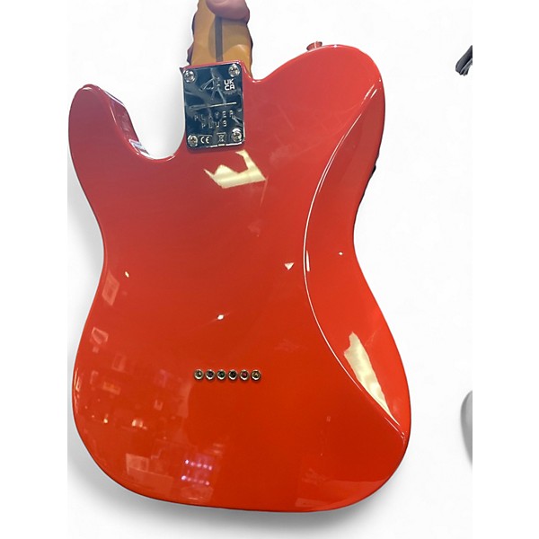 Used Fender Player Plus Telecaster Fiesta Red Solid Body Electric Guitar