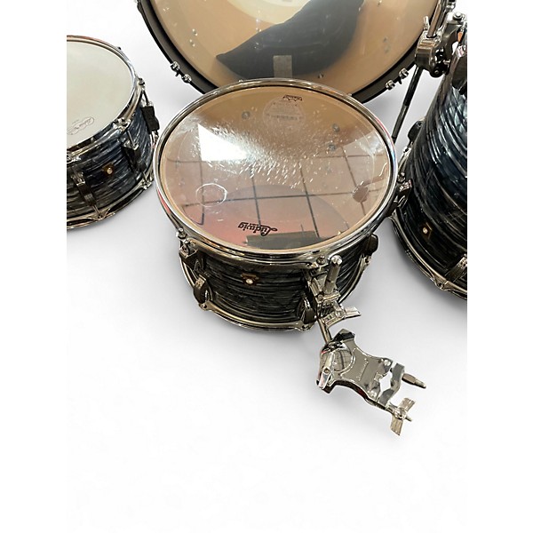 Used Ludwig 4 Piece Classic Maple Black Pearl Drum Kit