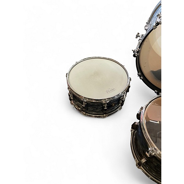 Used Ludwig 4 Piece Classic Maple Black Pearl Drum Kit