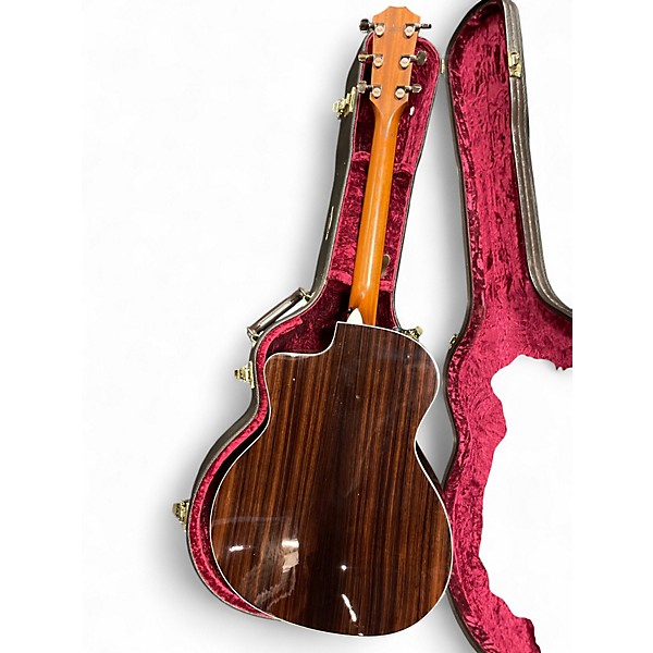 Used Taylor 214CE Deluxe Natural Acoustic Electric Guitar