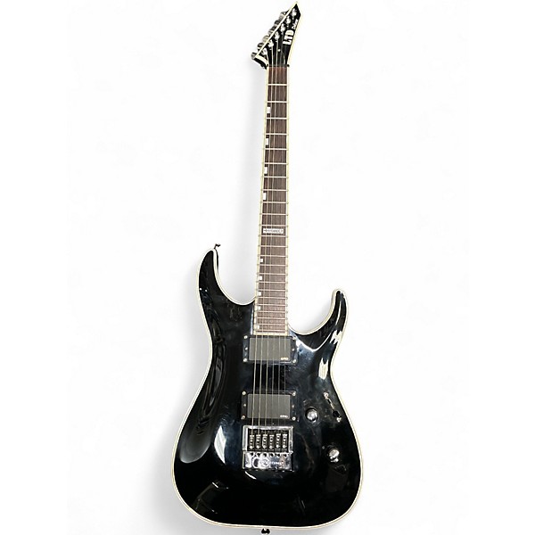 Used ESP LTD MH1000 with Evertune Black Solid Body Electric Guitar