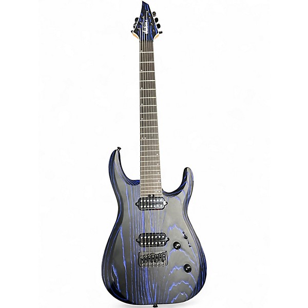 Used Jackson Pro Series Dinky DK Modern Ash HT7 SANDBLASTED BLUE Solid Body Electric Guitar