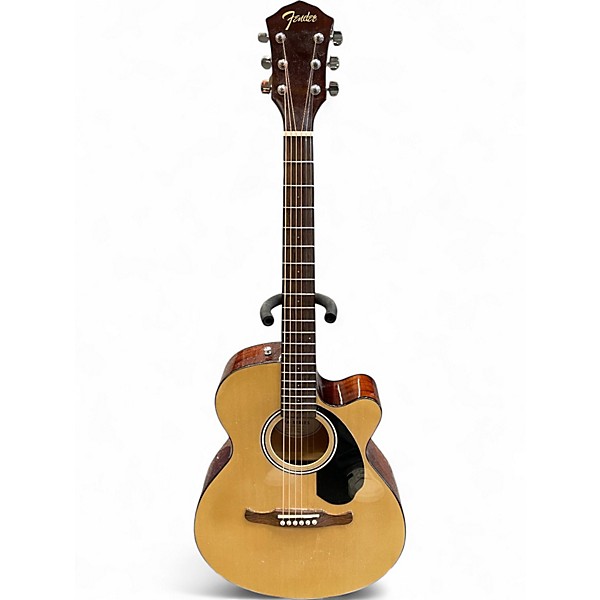 Used Fender FA135CE Concert Natural Acoustic Electric Guitar