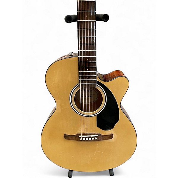 Used Fender FA135CE Concert Natural Acoustic Electric Guitar