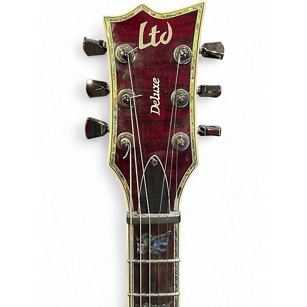 Used ESP LTD EC1000 Black Cherry Solid Body Electric Guitar