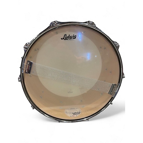 Used Ludwig 14in STANDARD MAPLE SNARE 8x14 Weatherd Oak Drum