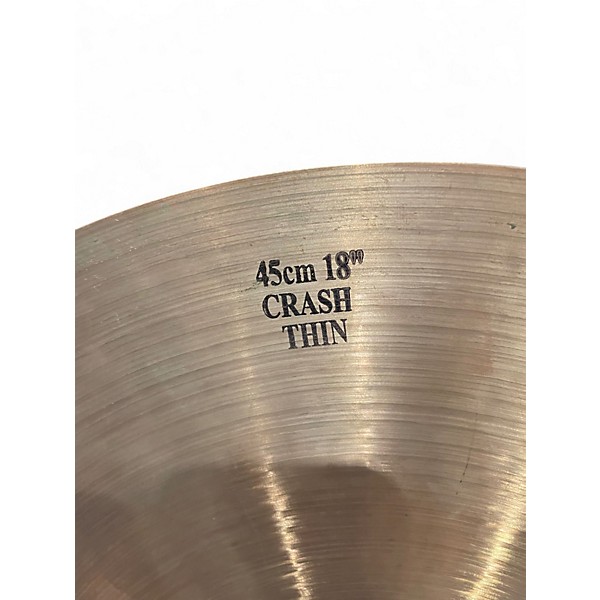 Used Heartbeat 18in STUDIO THIN CRASH Cymbal