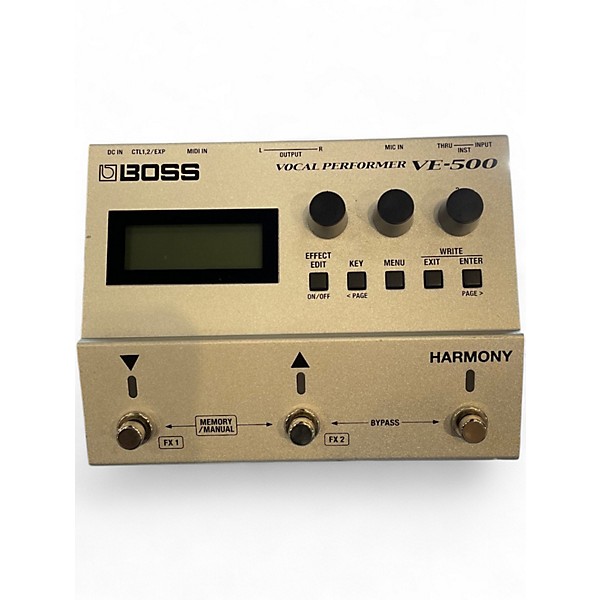 Used BOSS VE500 Vocal Performer Vocal Processor
