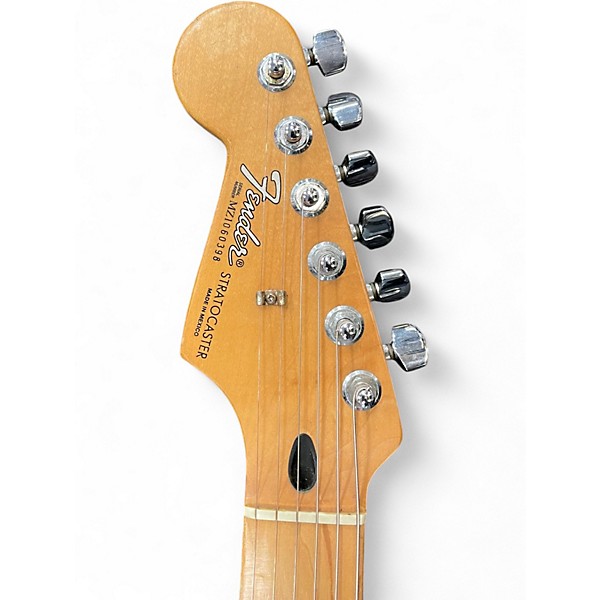 Used Fender Standard Stratocaster Left Handed Vintage White Electric Guitar