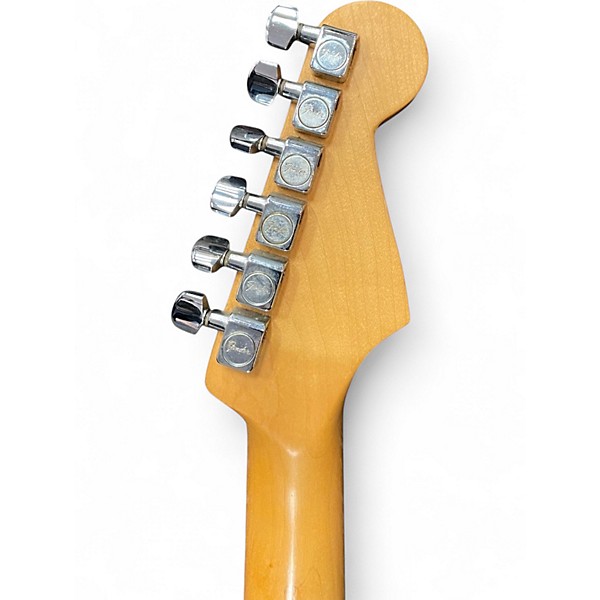 Used Fender Standard Stratocaster Left Handed Vintage White Electric Guitar