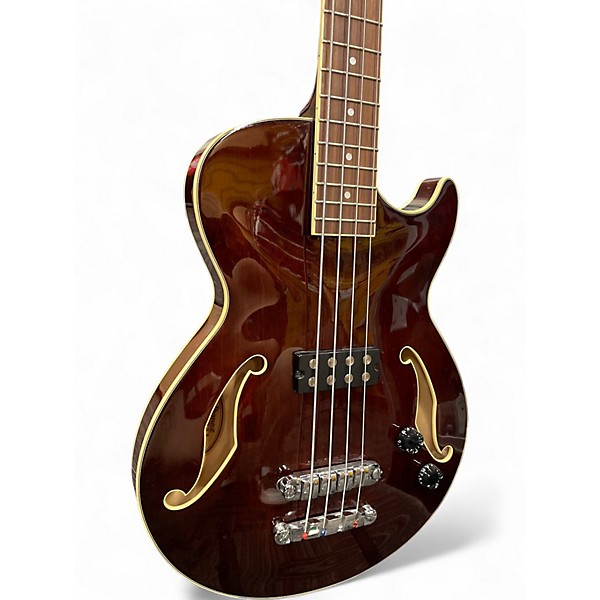 Used Ibanez AGB140-TBR-12-01 Walnut Electric Bass Guitar