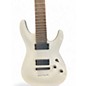 Used Schecter Guitar Research Demon 7 String WHITE Solid Body Electric Guitar