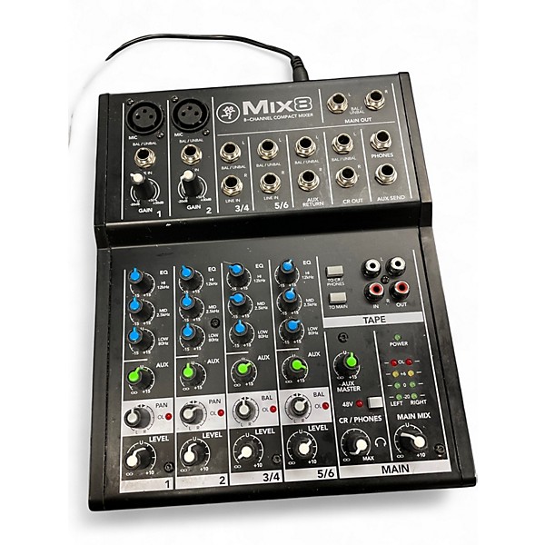 Used Mackie MIX8 Unpowered Mixer