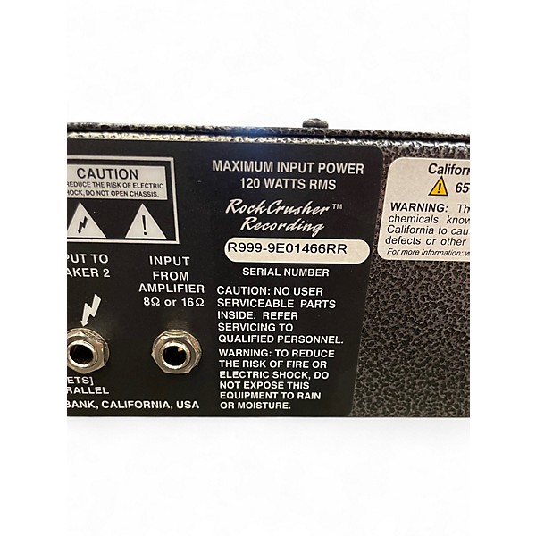 Used Rivera RockCrusher Recording Power Attenuator