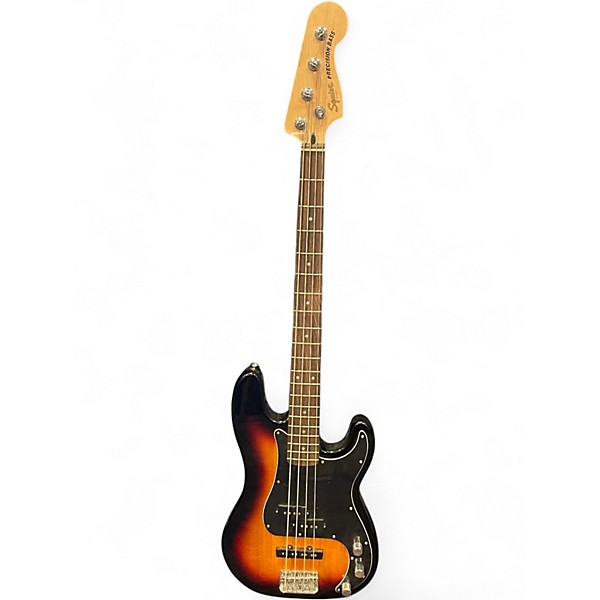 Used Squier Precision Bass 2 Color Sunburst Electric Bass Guitar