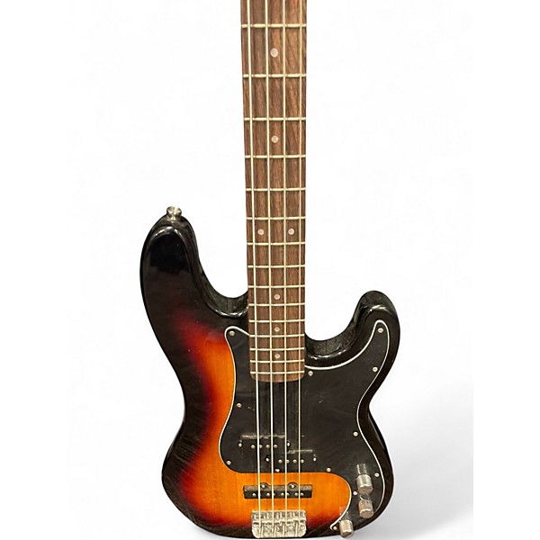 Used Squier Precision Bass 2 Color Sunburst Electric Bass Guitar