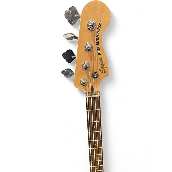 Used Squier Precision Bass 2 Color Sunburst Electric Bass Guitar