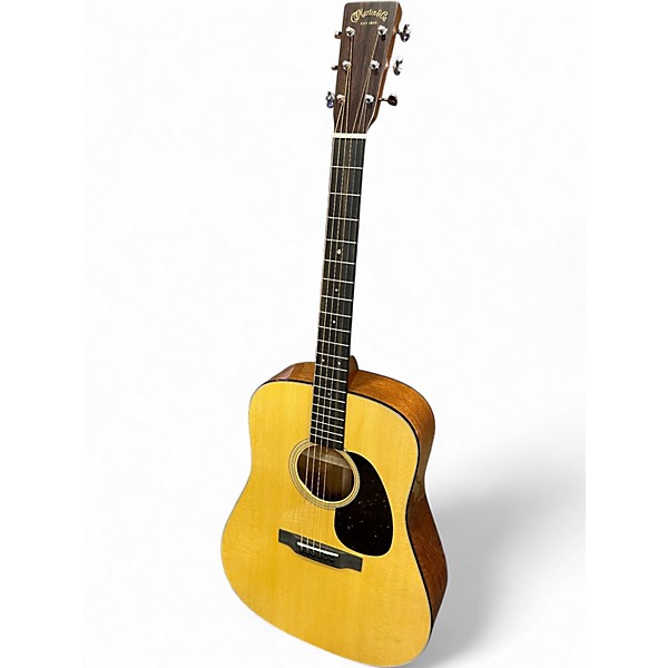 Used 2024 Martin D18 Natural Acoustic Guitar