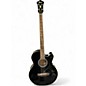 Used Ibanez AEB5E Black Acoustic Bass Guitar thumbnail