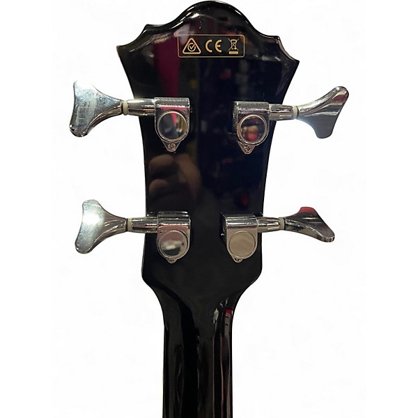 Used Ibanez AEB5E Black Acoustic Bass Guitar