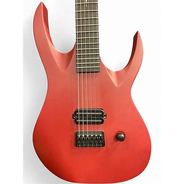 Used Solar Guitars AB2 Satin Red Solid Body Electric Guitar