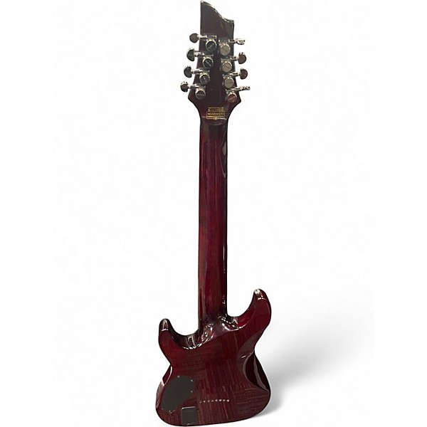 Used Schecter Guitar Research Hellraiser C8 Special 8 String Black Cherry Solid Body Electric Guitar